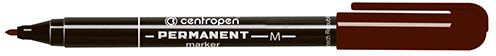 Centropen Marker Brązowy Permanentny Okrągła Końcówka 1.00 mm (2846/11)