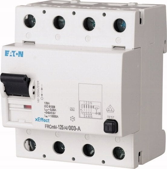 Eaton Wyłącznik różnicowoprądowy 4P 125A 0,1A typ AC FRCmM-125/4/01 187815