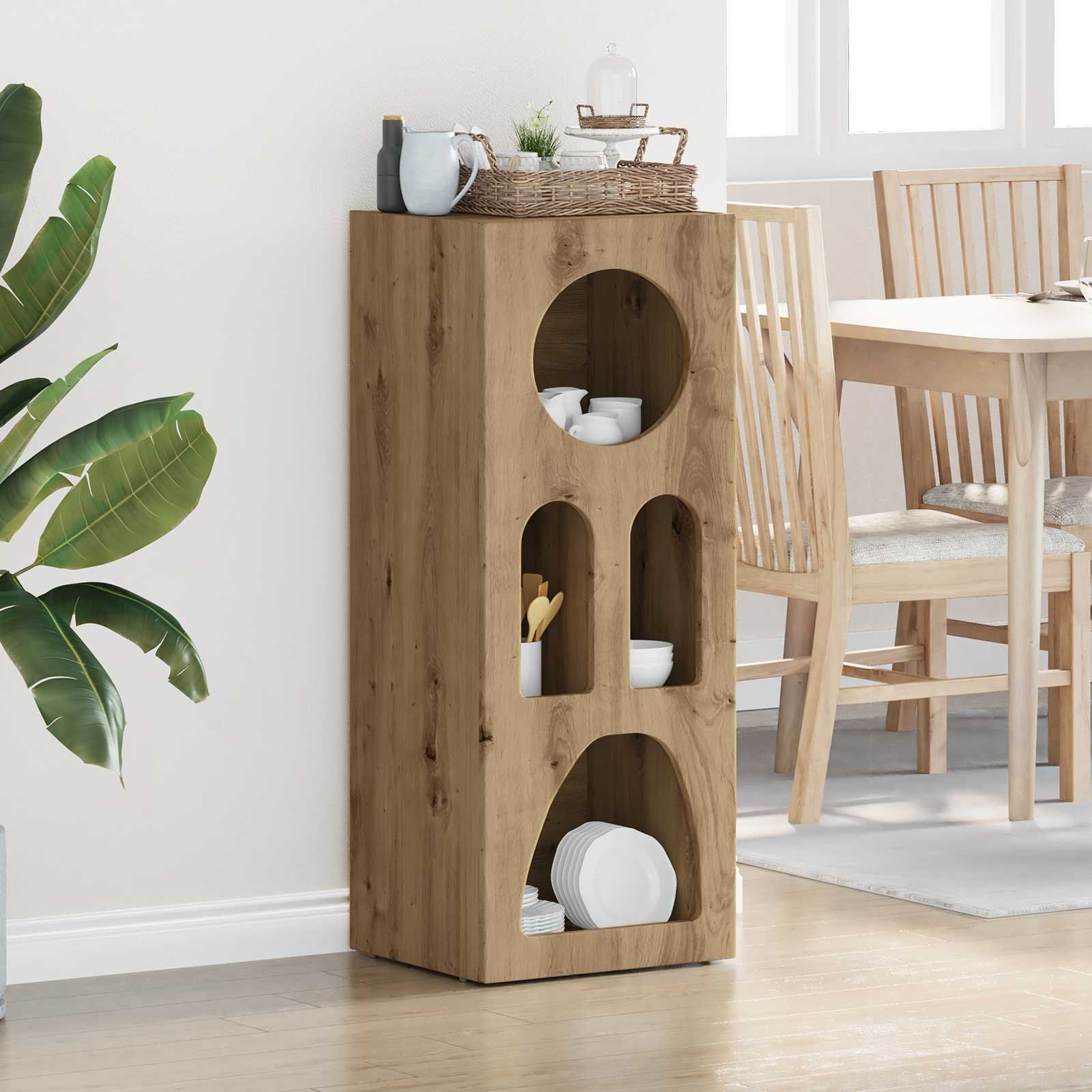 vidaXL Bufet Dąb rzemieślniczy 40 x 35 x 100.5 cm