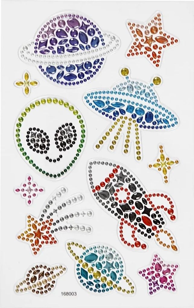 Creativ Company A/S Naklejki Diamentowe Kosmos