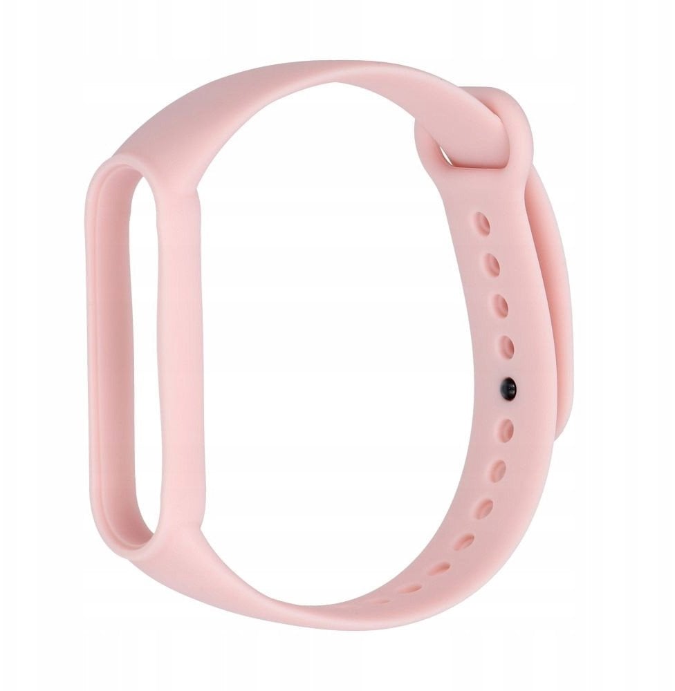 Pasek silikonowy do XIAOMI Mi Band 5 / 6 / 7 różowy (06)