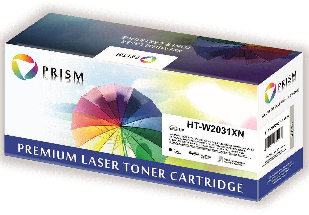 PRISM HP Toner nr 415X W2031X Cyan 6k 100% New, with chip A