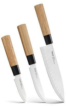 Zestaw noży Fissman Fujita 3 szt. (20 cm, 13 cm, 9 cm), stal 420J2