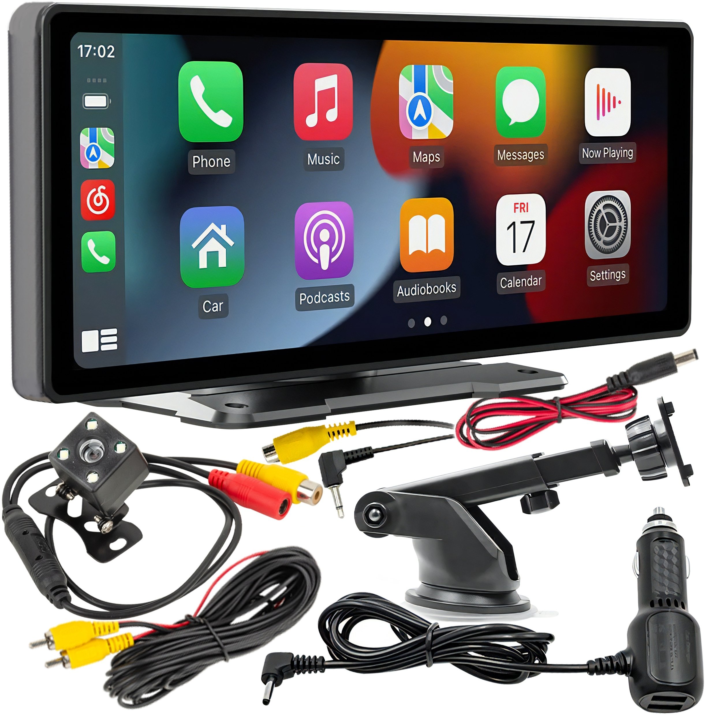 Radio Samochodowe Bluetooth Android Dotykowy Wyświetlacz 9,3" USB SD AUX