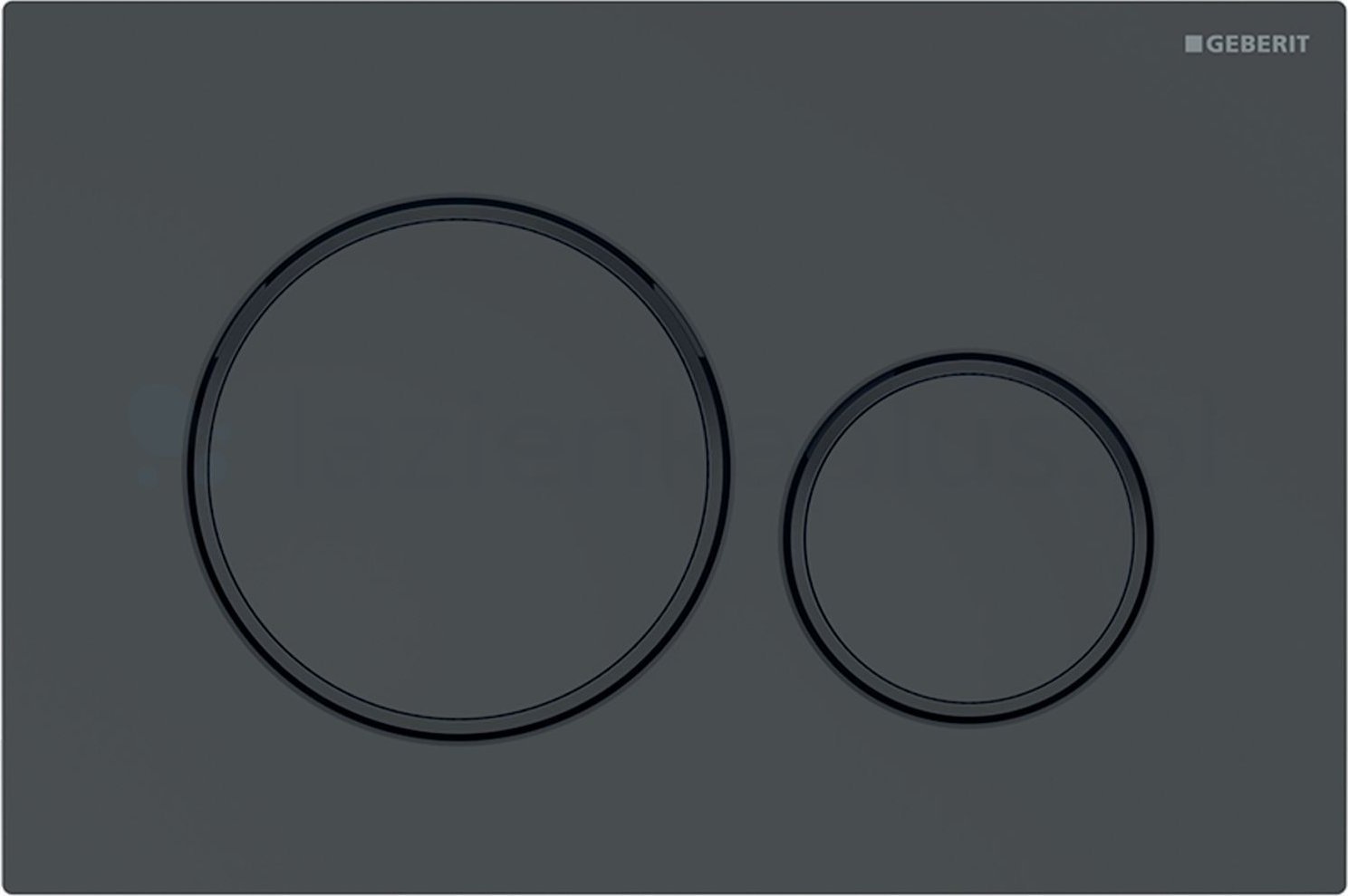 Przycisk spłukujący Geberit Sigma 20 do WC czarny połysk (115882DW1)