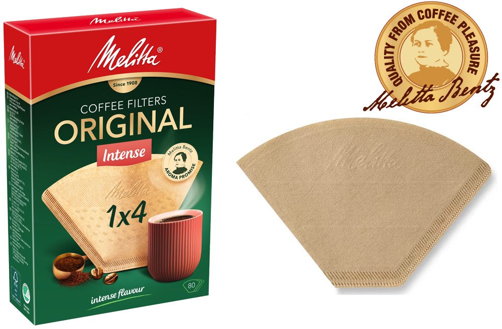Papierowe filtry do kawy Melitta ORIGINAL INTENSE Premium GOURMET 1x4 80szt