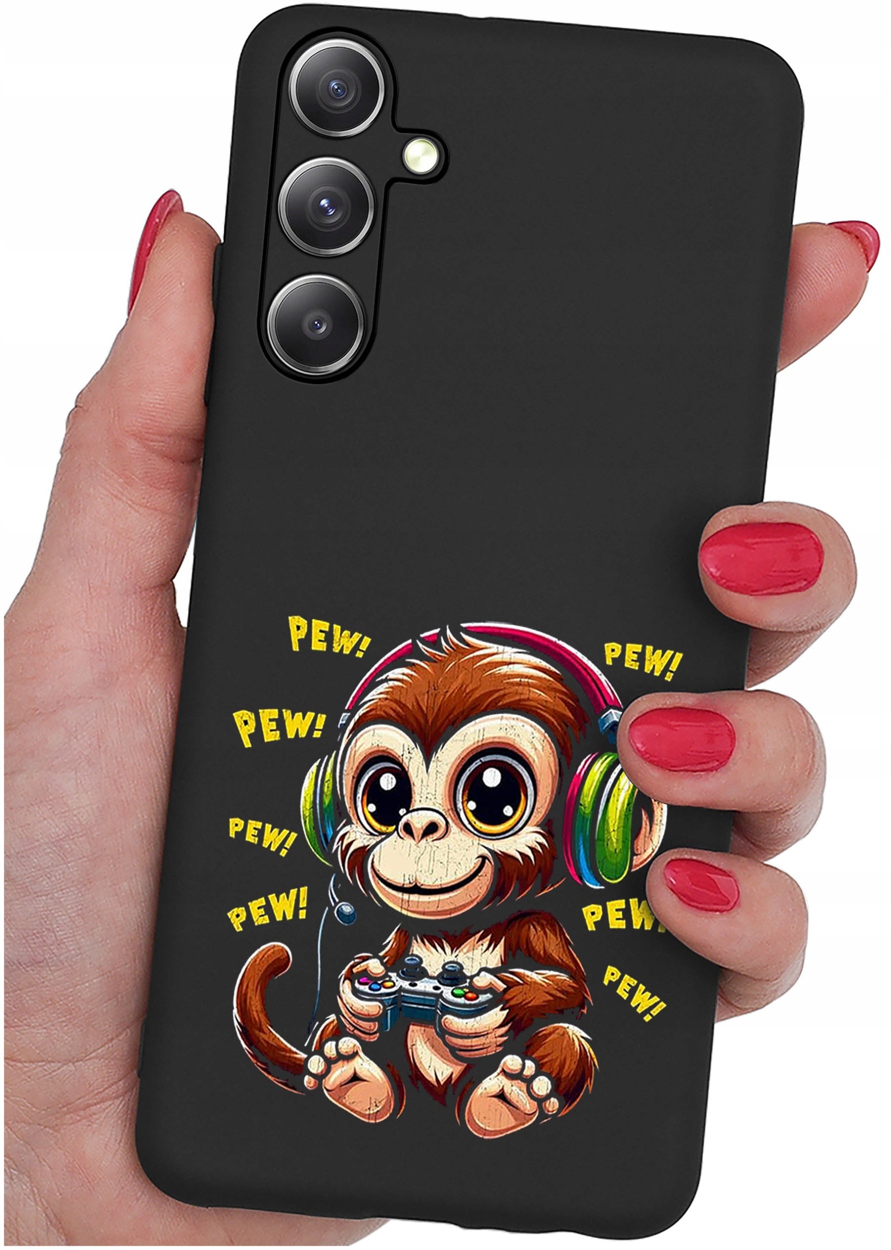 Etui do Samsung Galaxy S24 FE WZORY |SILIKONOWE MATT CASE + SZKŁO 9H