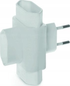 Plastrol Rozgałęziacz Plastrol R-1 W-01141 3PŁ bez uziemieniem biały (T-10868)