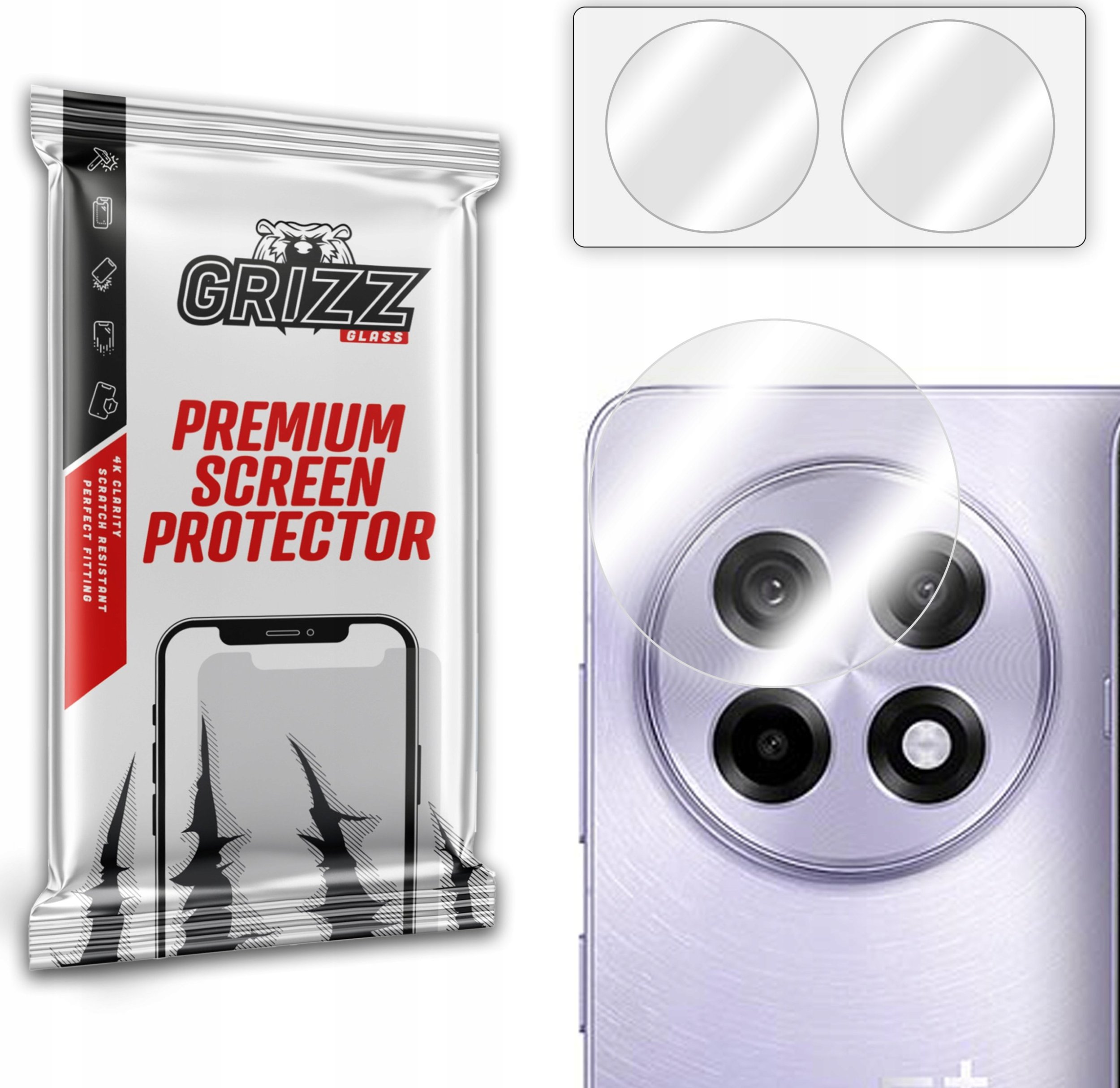 Szkło na aparat GrizzGlass HybridGlass Camera do OnePlus Ace 5 Pro