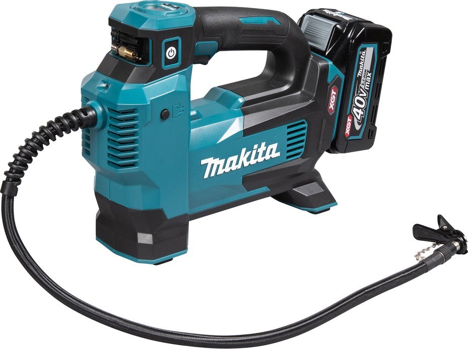 Kompresor samochodowy Makita Makita cordless compressor MP001GZ XGT, 40 volts, air pump (blue/black, without battery and charger)