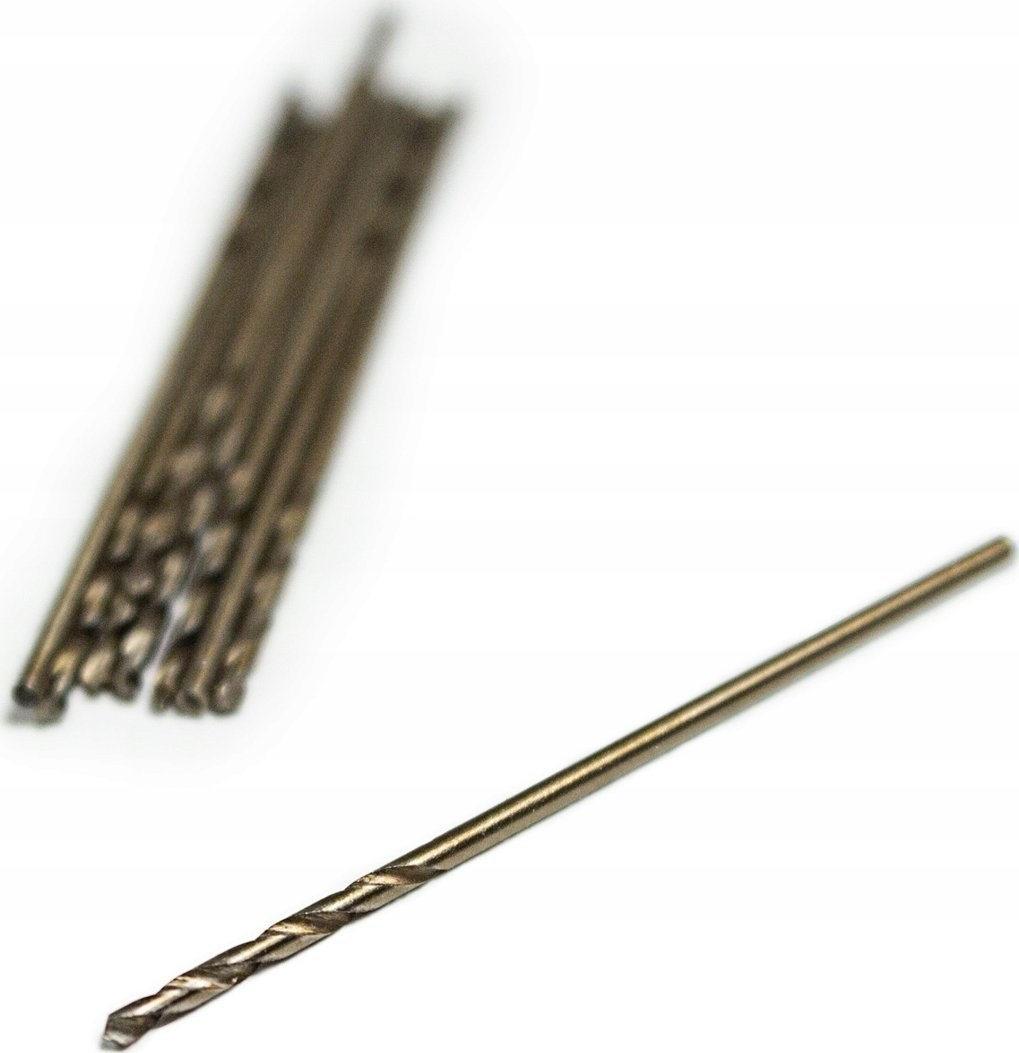 Wiertło Forsage Zestaw wierteł 1,5mm 10 SZT. wiertła do metalu plastikowej walizce