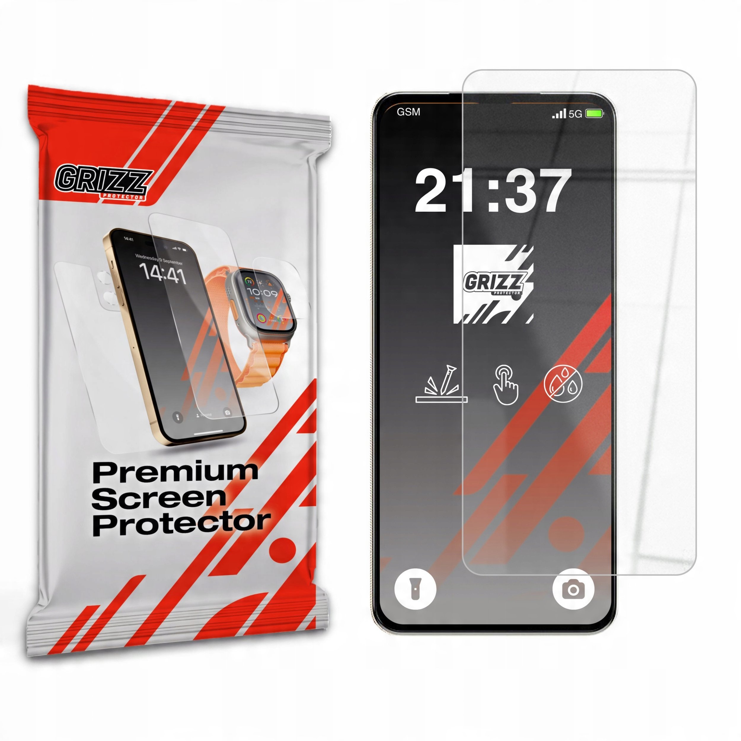 Szkło hybrydowe GrizzGlass HybridGlass do Xiaomi Poco C71