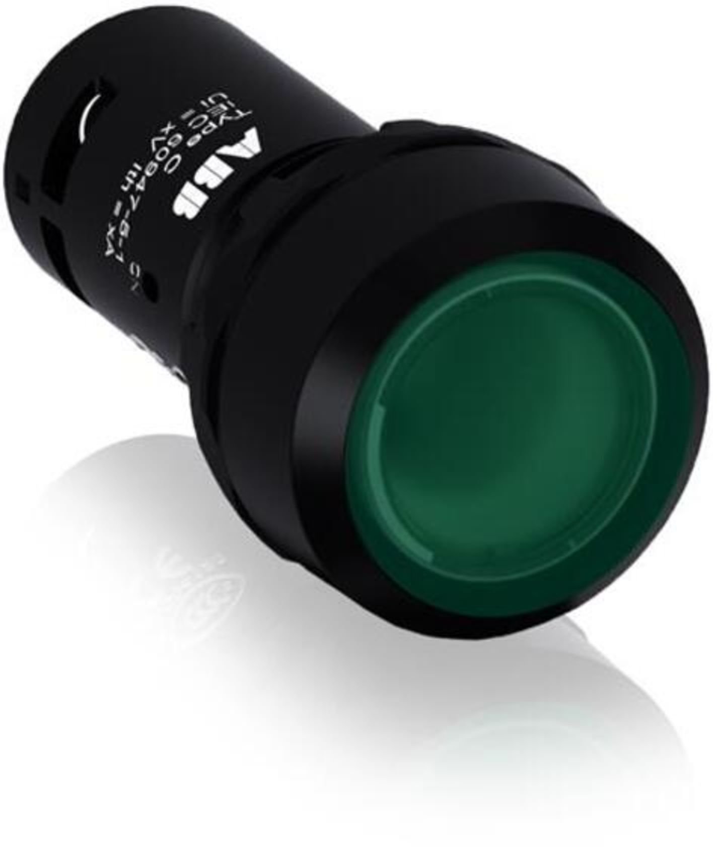 Przycisk monostabilny 22mm wklęsły 1Z zielony podświetlany CP1-11G-10 1SFA619100R1112