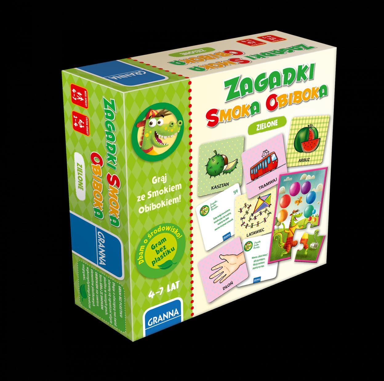 Granna Gra Zagadki smoka Obiboka zielone