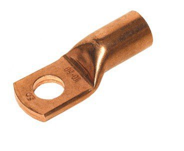 Końcówka oczkowa rurowa 10/M8 miedź niecynowana KN10/8