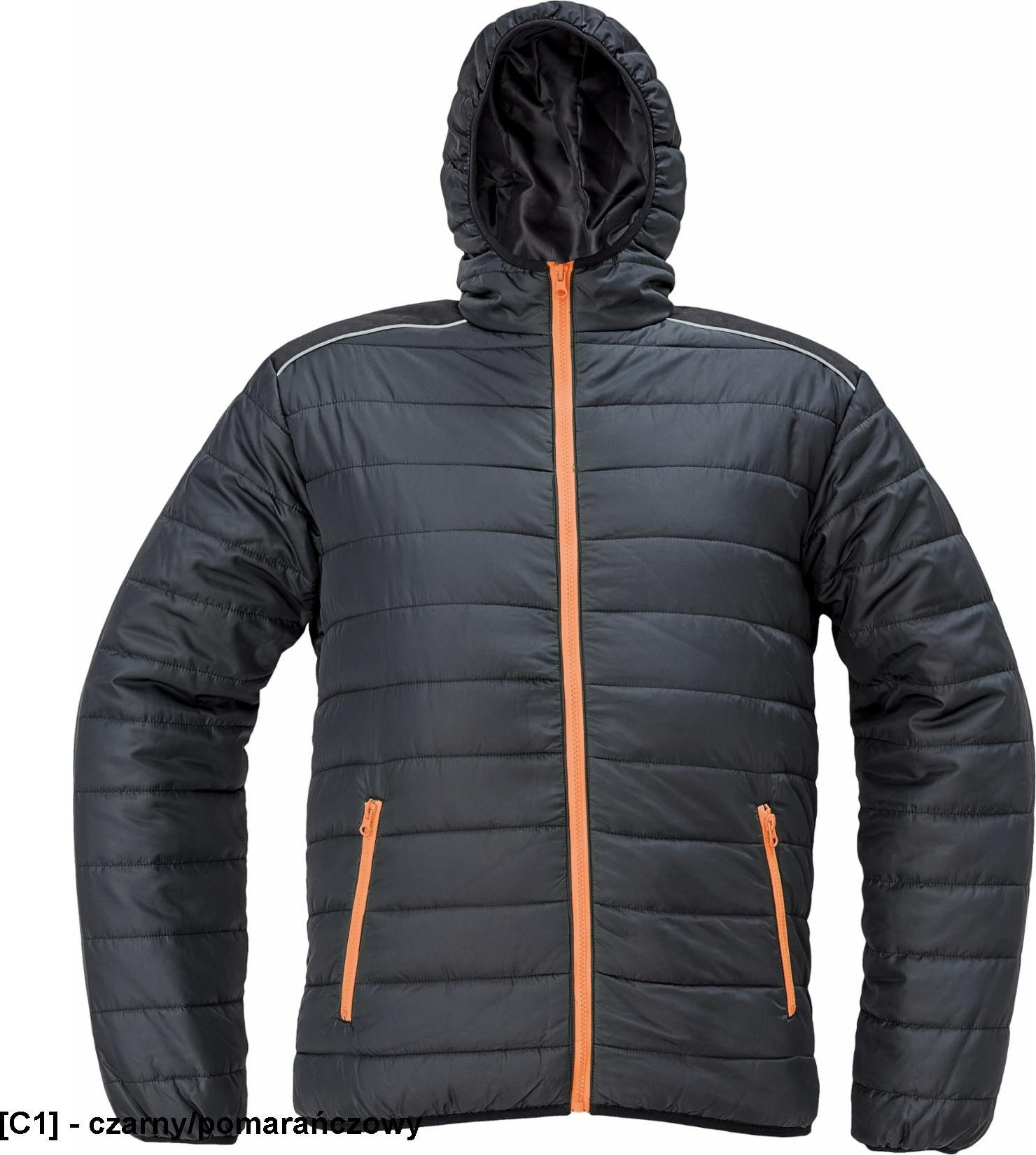 CERVA MAX VIVO LIGHT - kurtka - czarny/pomarańczowy 3XL