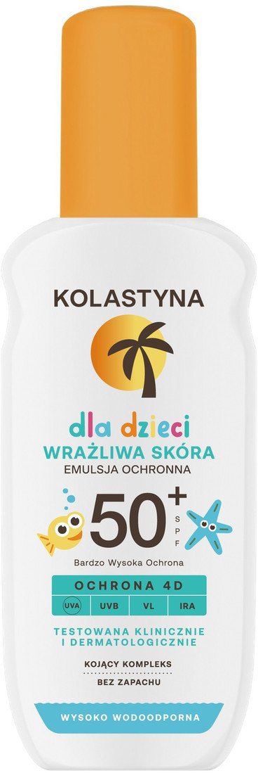Kolastyna spray wrażliwa dzieci spf50+ new 150ml