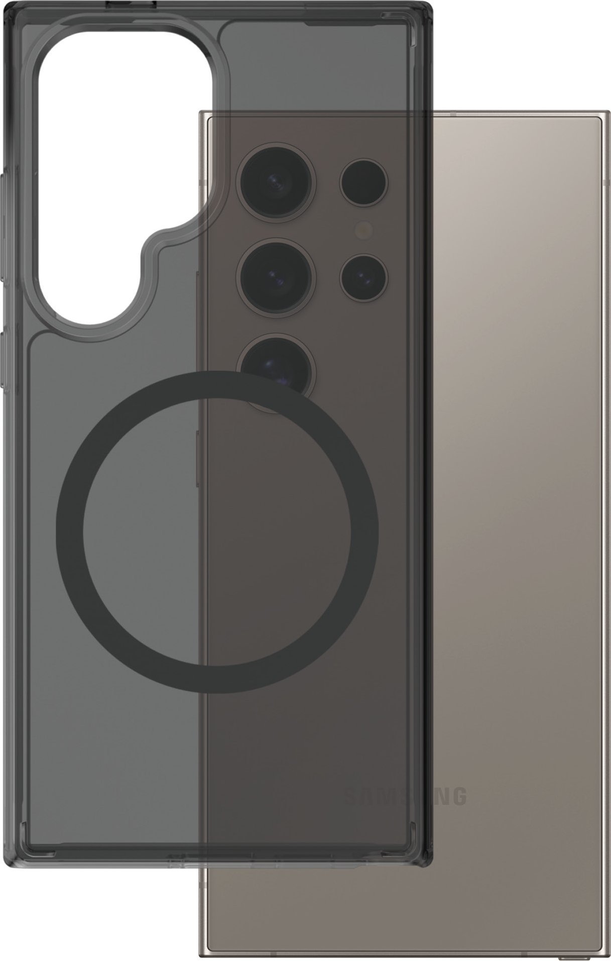 CARE Flagship Case Smokey/Black QI Compatible Galaxy S25 Ultra