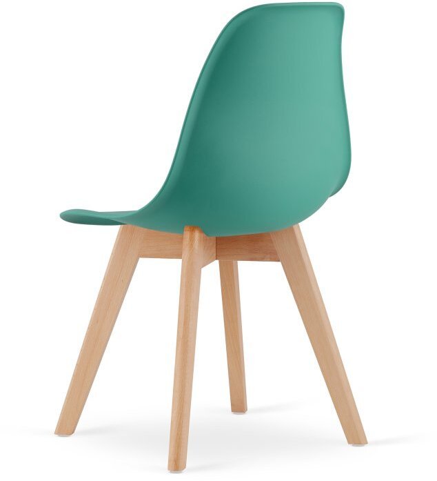 Krzesło KITO zielone / nogi naturalne x 4