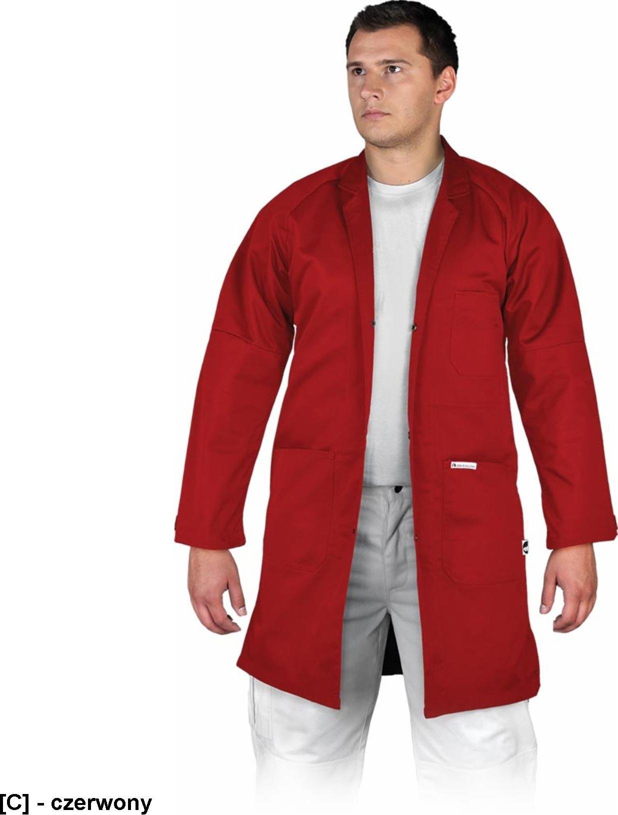 R.E.I.S. LH-COATER - Fartuch ochronny - odzież ochronna - czerwony 3XL