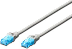 Digitus Patchcord CAT 5e, U/UTP, 10m, szary (DK-1512-100/G)