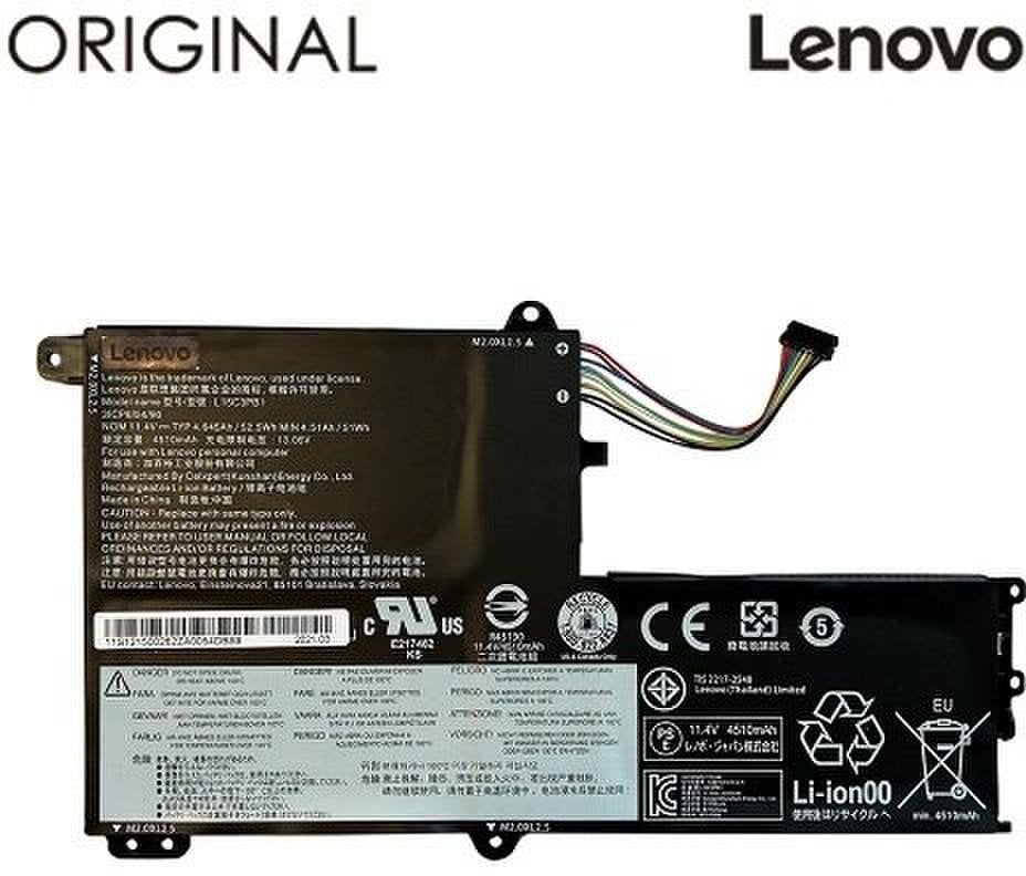 Bateria Lenovo Nešiojamo kompiuterio baterija LENOVO L15C3PB1, 4510mAh, Original