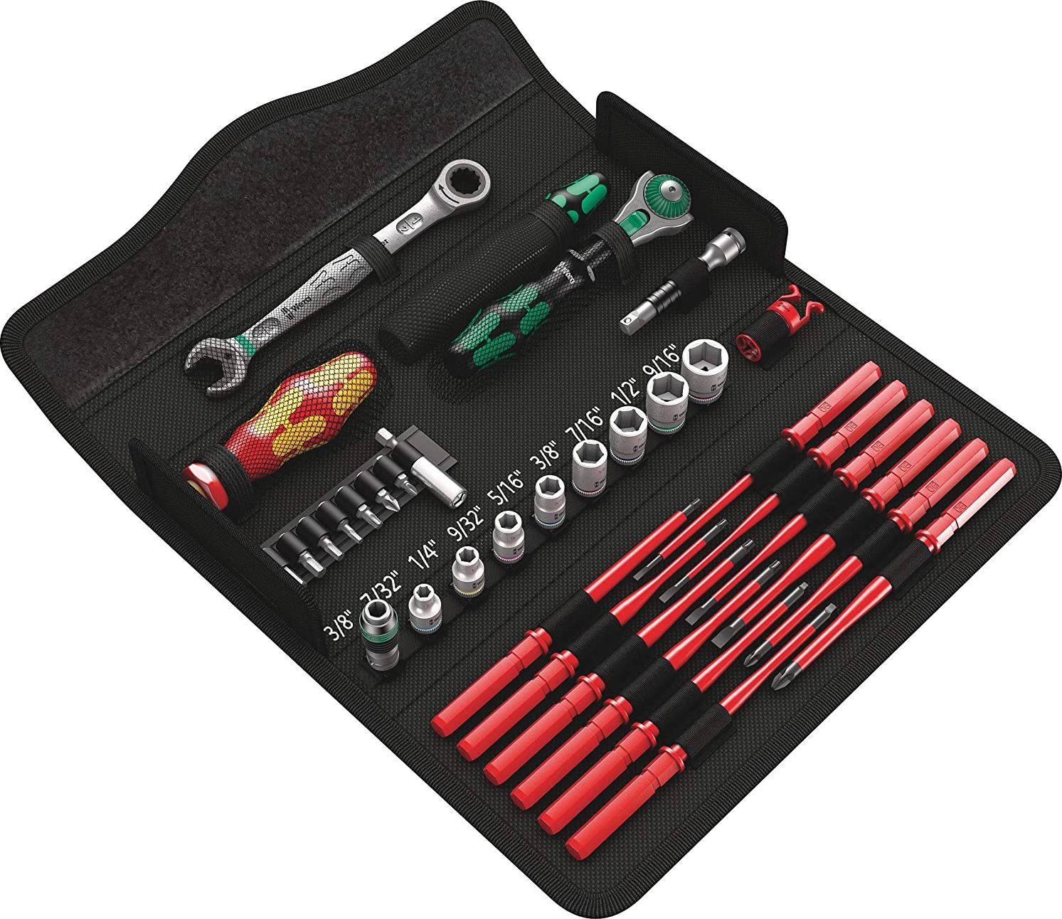 Wera Wera Kraftform Kompakt W Imperial 1 - Screwdriver set with interchangeable blades