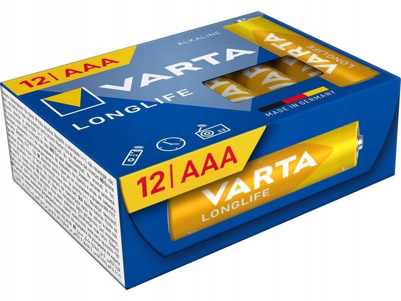 VARTA LONGLIFE AAA Cube 12