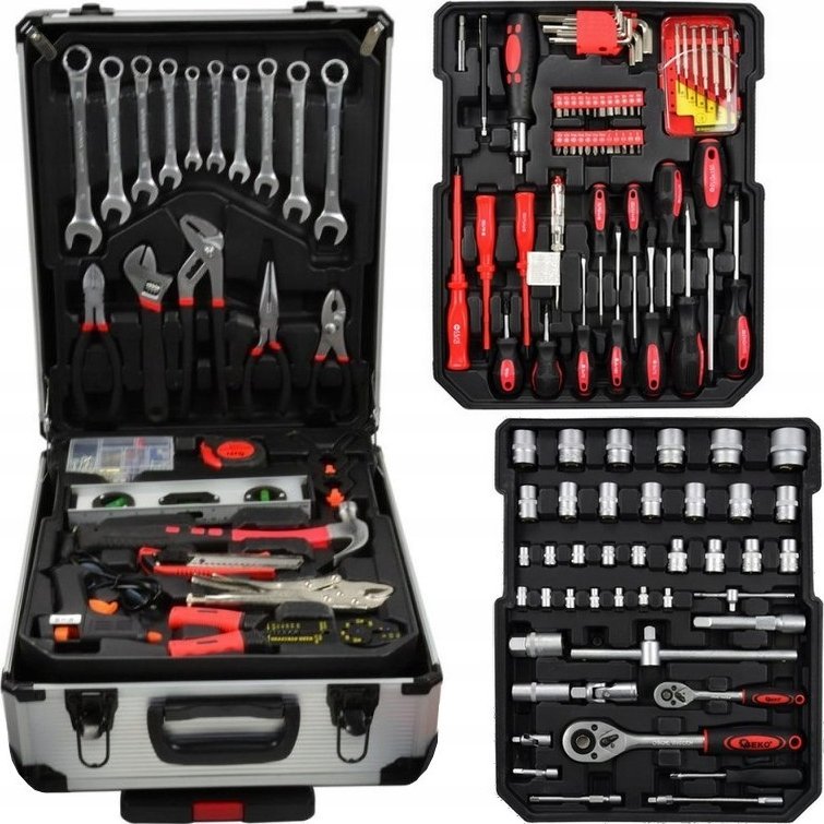 Zestaw narzędzi Geko Walizka narzędziowa (187el.) G10855 GEKO