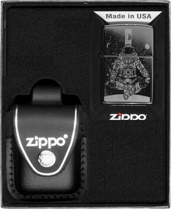 Zestaw ZIPPO Zapalniczka AERONAUT IN SPACE DESIGN Prezentowy No3