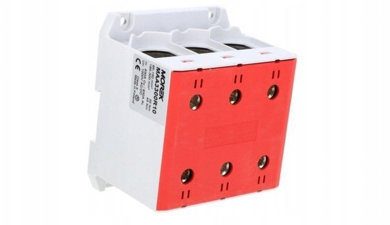 Złączka OTL300-3 czerwony 3xAl/Cu 95-300mm2 1000V AC / 1500V DC Zacisk uniwersalny MAA3300R10