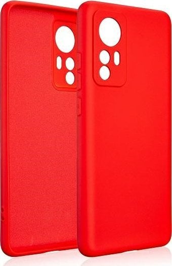 Beline Beline Etui Silicone Xiaomi 12 czerwony/red