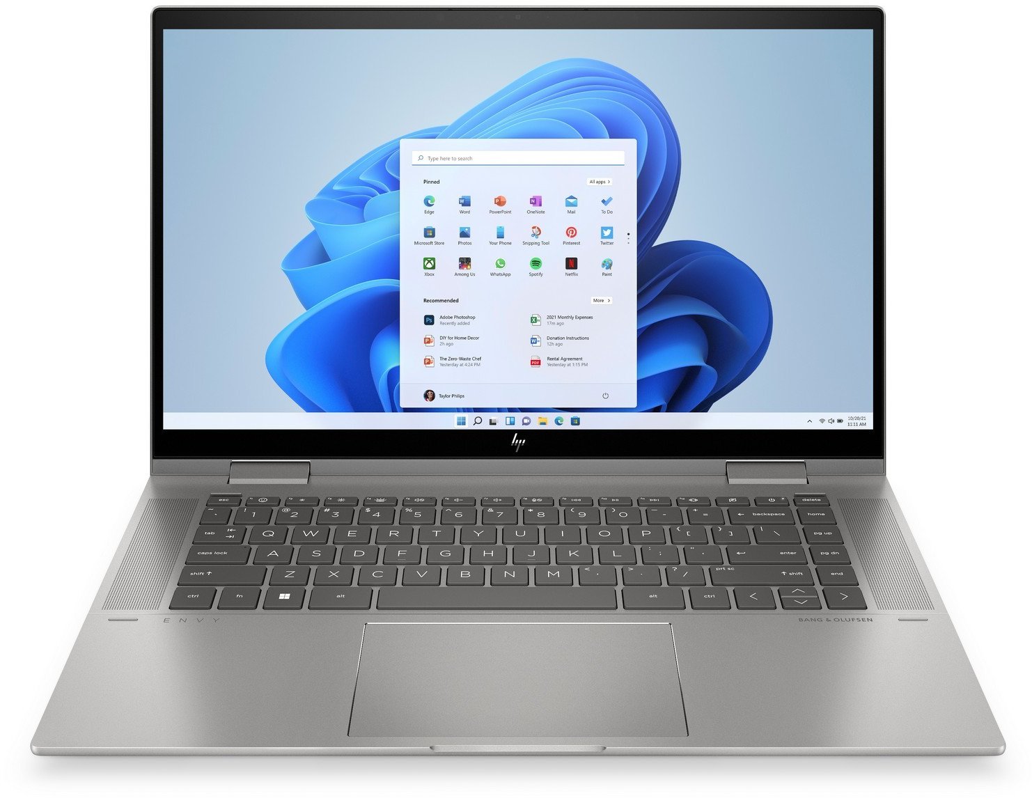 Laptop 2w1 HP ENVY x360 15-ew1073cl / 7F5R0UA / Intel i7-13 / 32GB / SSD 1TB / Intel Xe / FullHD / Dotyk / Win 11 / Srebrny