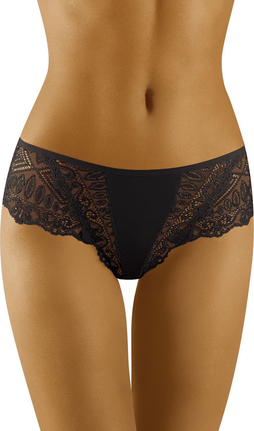 Wolbar Wol-Bar Aida czarny L Majtki figi