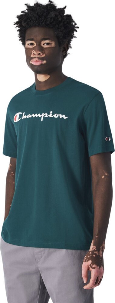 Champion Koszulka męska Champion SS Tee zielona 220256 GS502 S