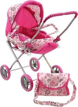 Adar Wózek różowy kwiatki i motylki M1303 228740-534032 Adar