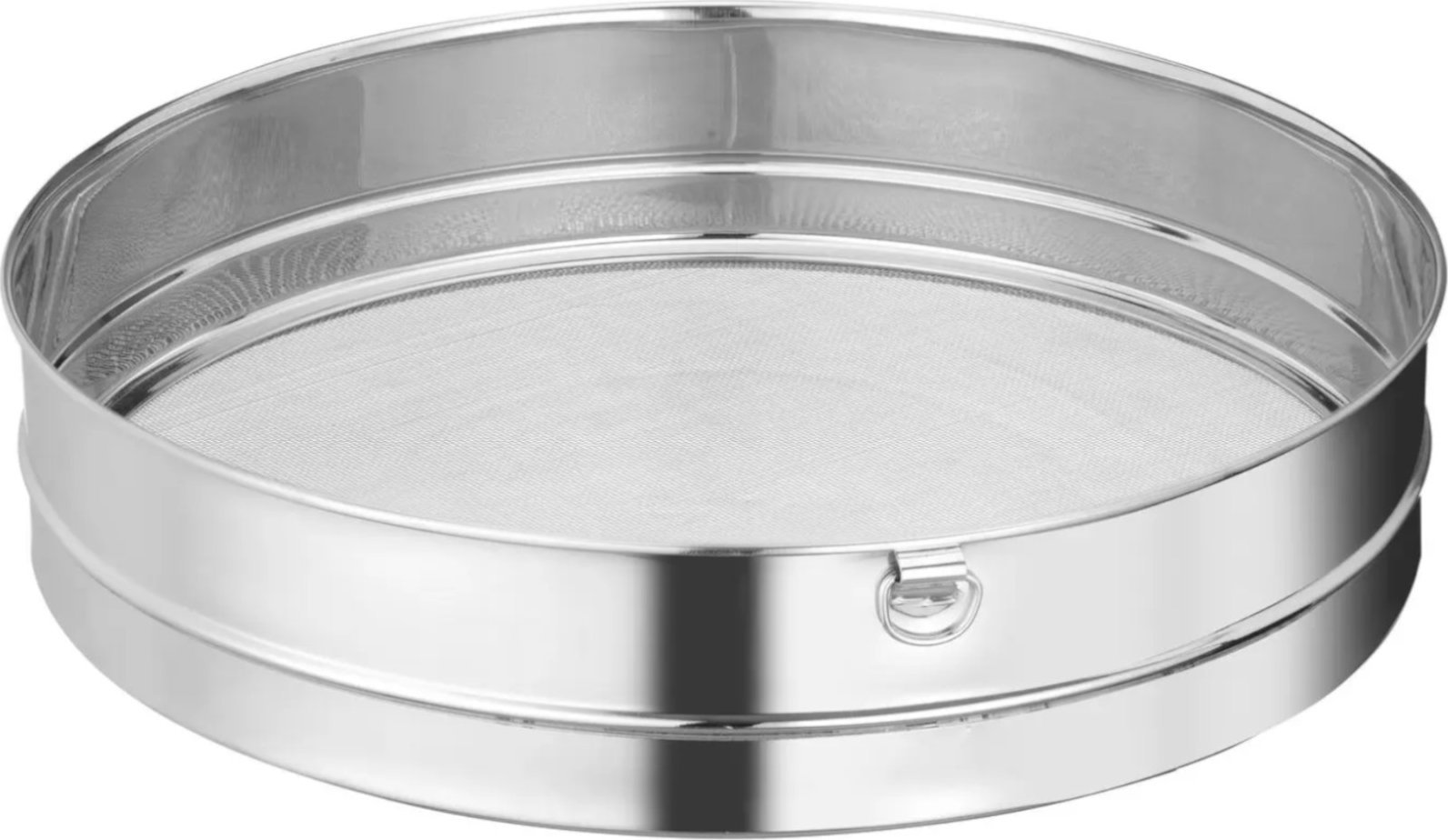 Hendi Sito stalowe gęste do przesiewania mąki śr. 358 x 76 mm Sito stalowe gęste do przesiewania mąki śr. 358 x 76 mm