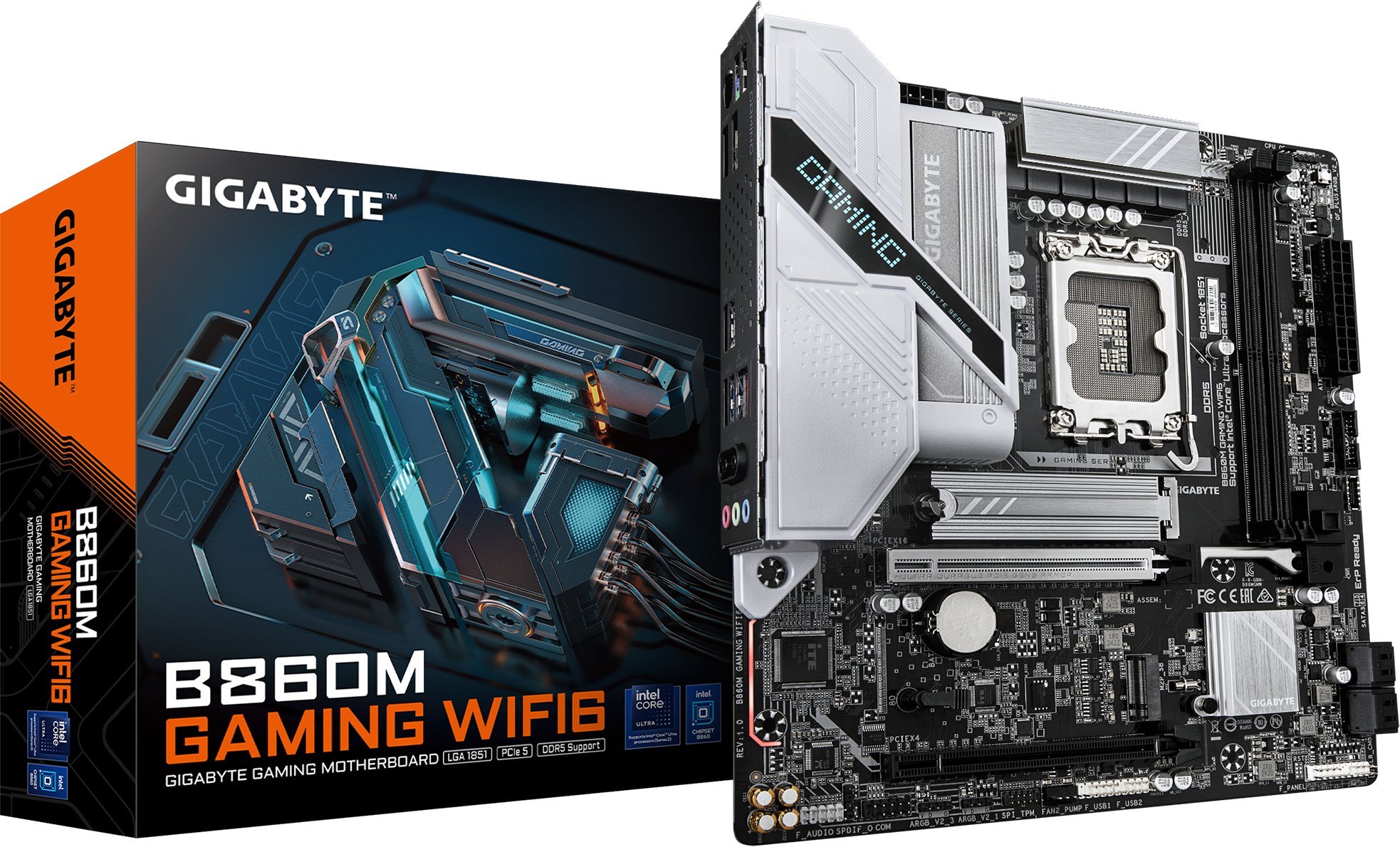 Płyta główna Gigabyte MB B860 S1851 MATX/B860M GAMING WIFI6