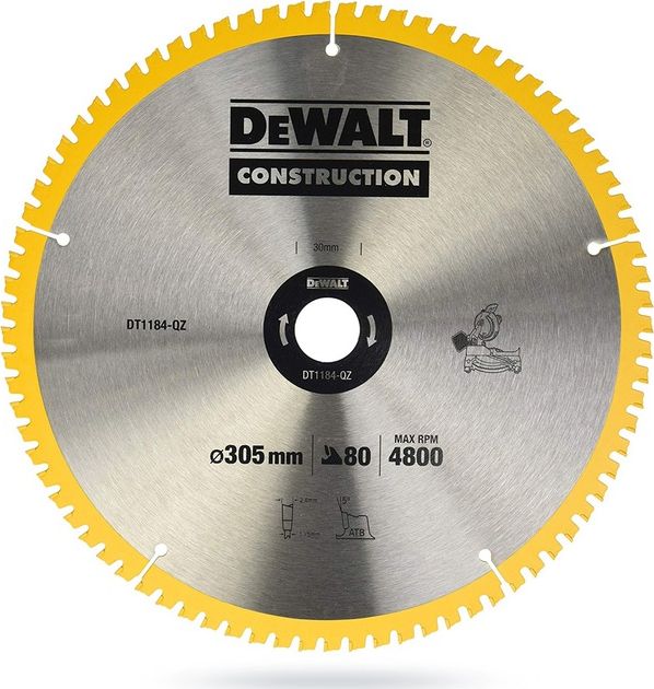 Dewalt tarcza do drewna 305mm (DT1184-QZ)