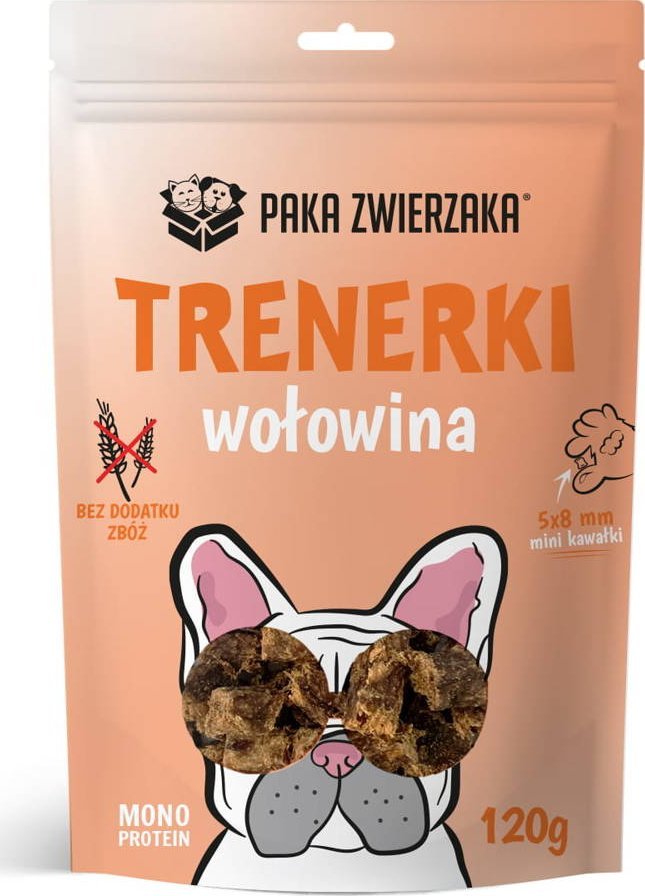 Paka Zwierzaka PAKA ZWIERZAKA -Trenerki Wołowina 120g