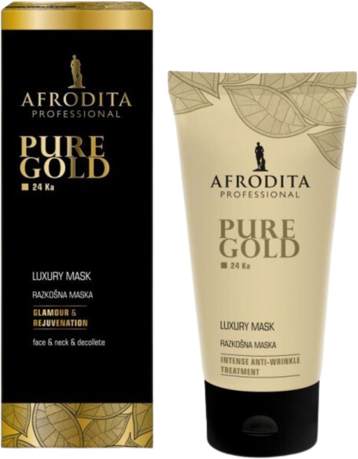 Afrodita Pure Gold 24 Ka Luksusowa Maska Do Twarzy