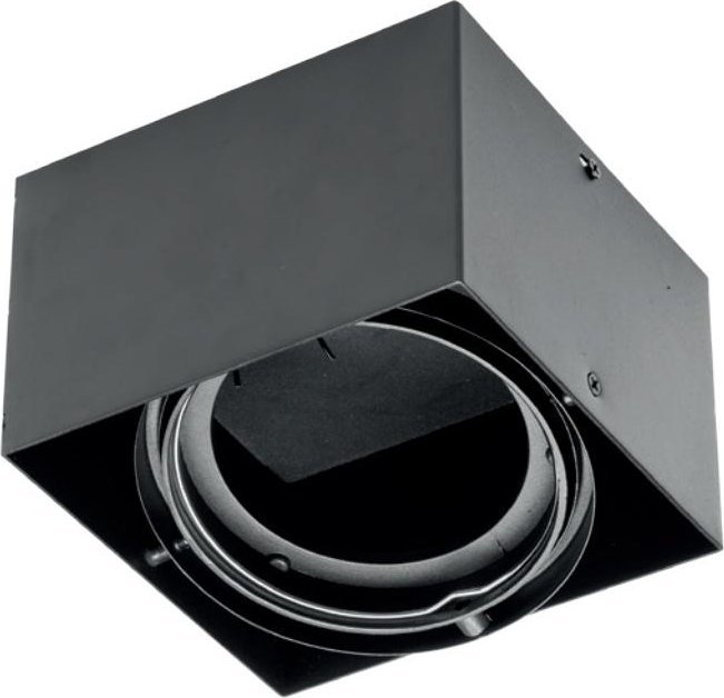 Lampa sufitowa GTV Oprawa punktowa sufitowa PIREO N pojedyncza IP20 CZARNA/CZARNA OP-PIREN1-20