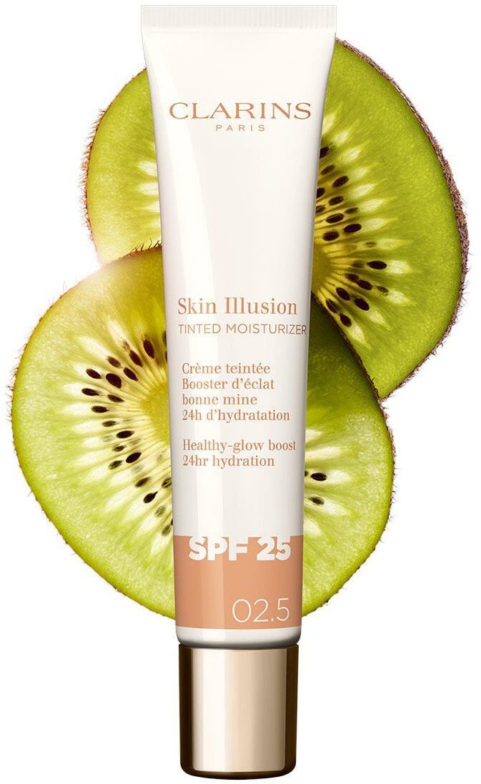 CLARINS SKIN ILLUSION TINTED MOISTURIZER SPF25 02.5 40ML