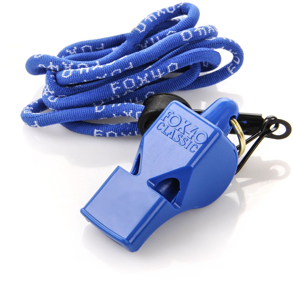 Fox40 Gwizdek ze sznurkiem Fox 40 Classic niebieski (38085)