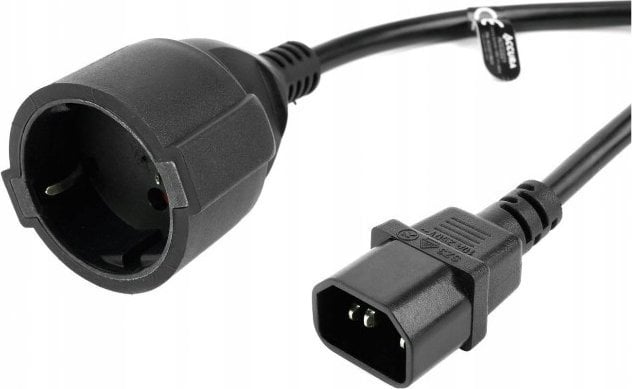 Kabel zasilający Accura Accura C14 - Schuko 0.2m