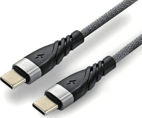 Kabel USB EverActive USB-A - Lightning 1 m Szary (CBB-1IG)