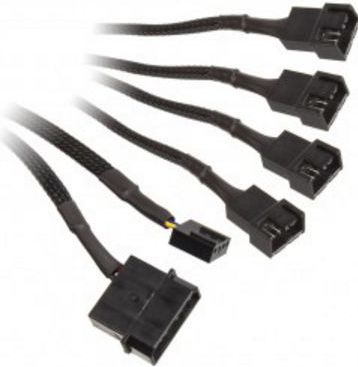 EK Water Blocks Molex - 4-pin x4, 0.8m, Czarny (3831109867808)