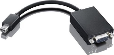 Adapter AV Lenovo DisplayPort - D-Sub (VGA) czarny (DP to VGA video dongle)