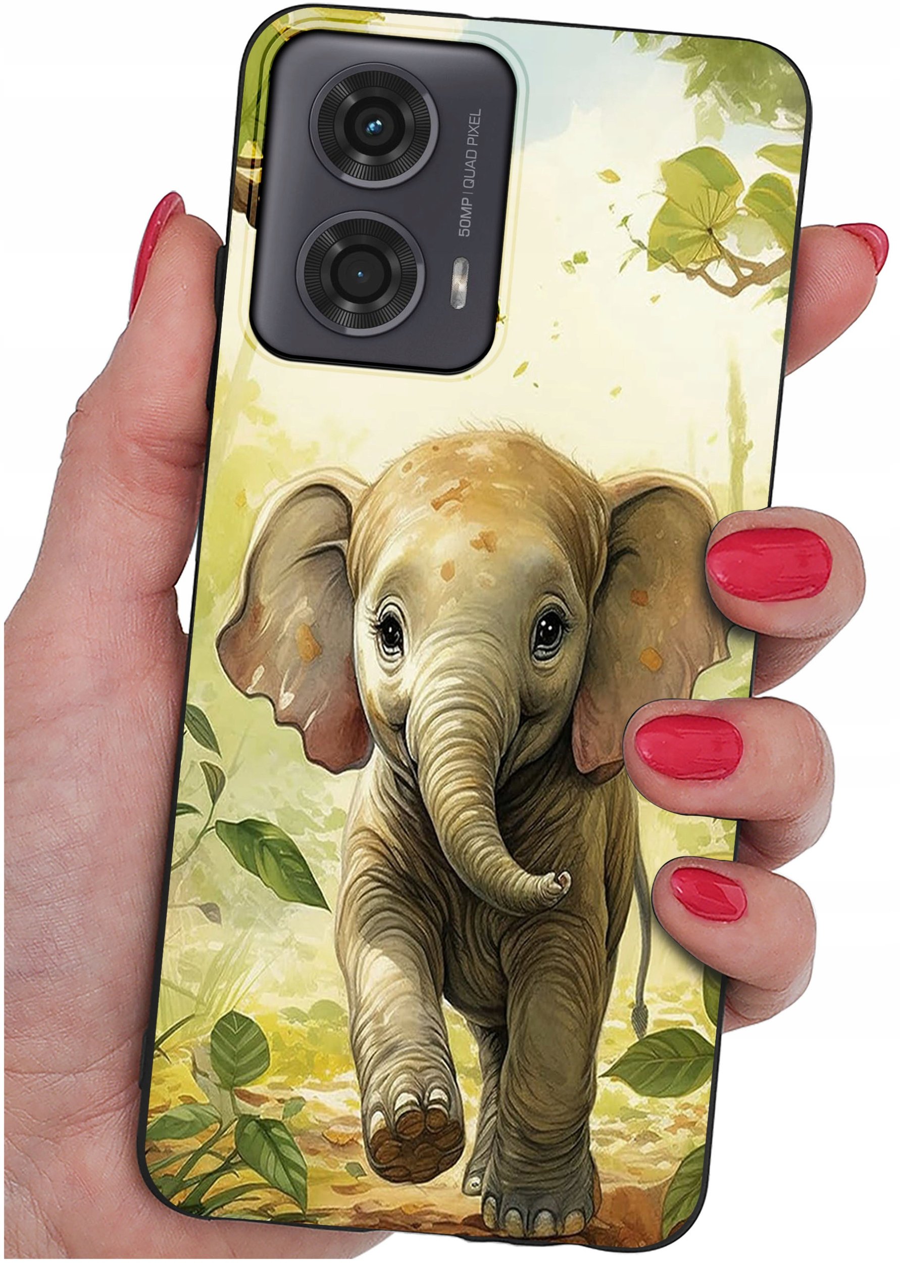 Etui do Motorola Moto G24 |G24 POWER |G04 |E14 WZORY |SILIKONOWE MATT SZKŁO