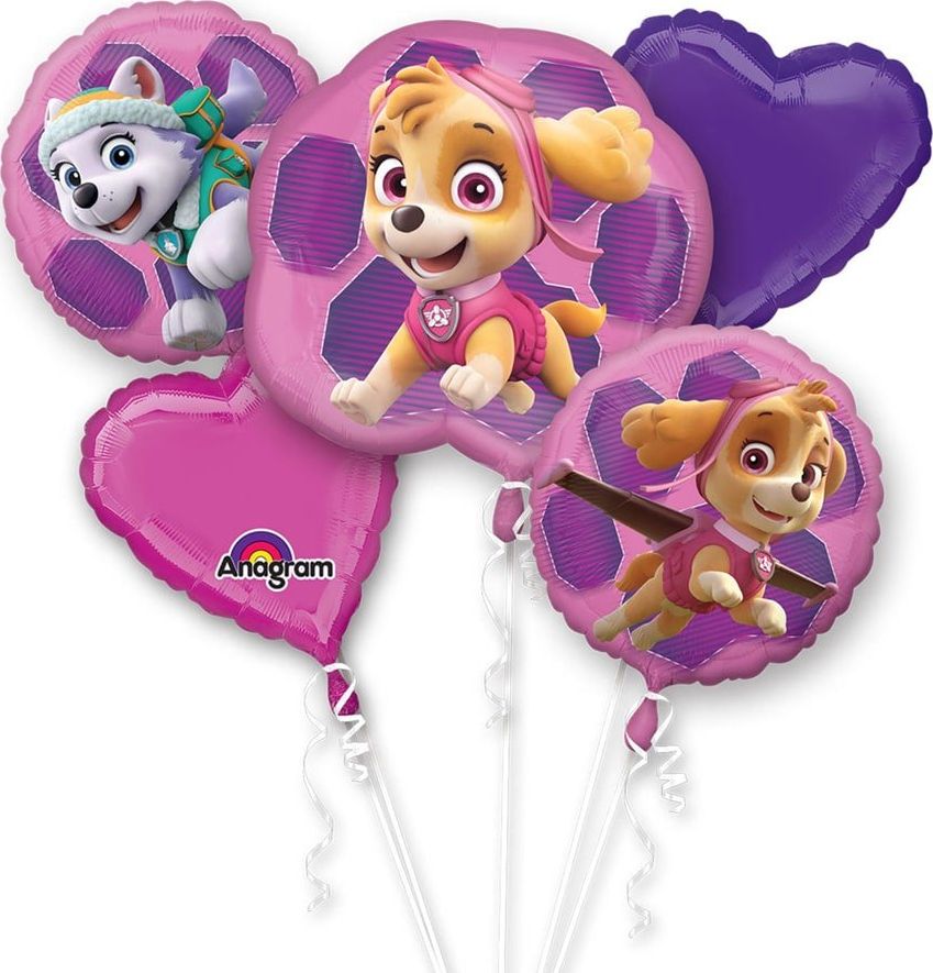 AMSCAN Bukiet balonów foliowych Psi Patrol - 1 kpl. uniwersalny